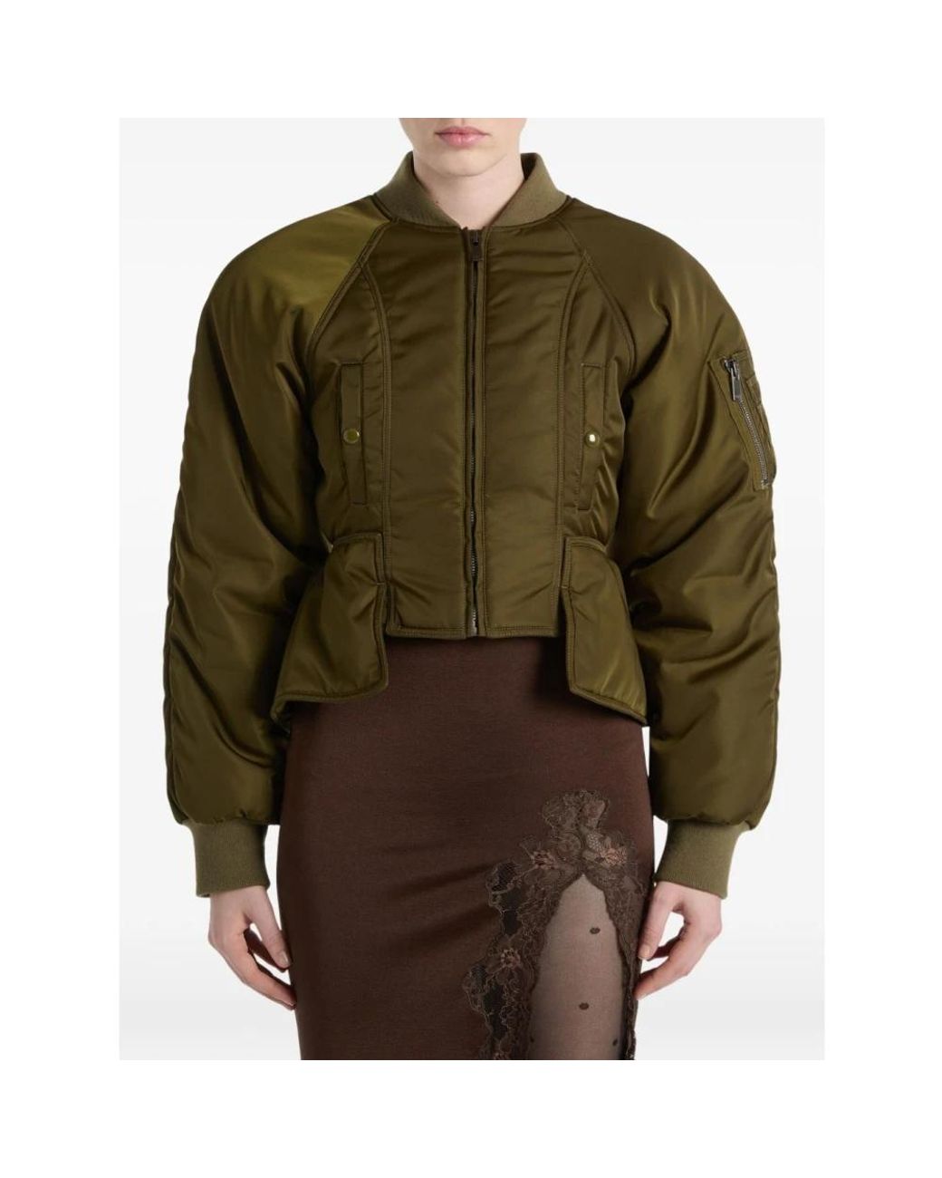 Balmain Green Bomber Jackets