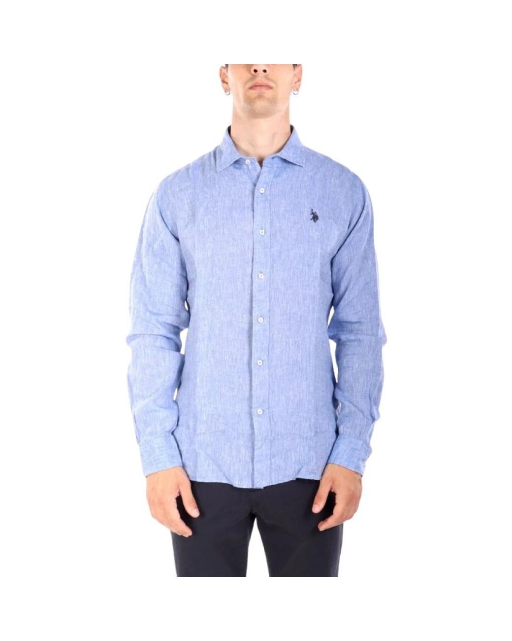 U.S. POLO ASSN. Blue Casual Shirts for men