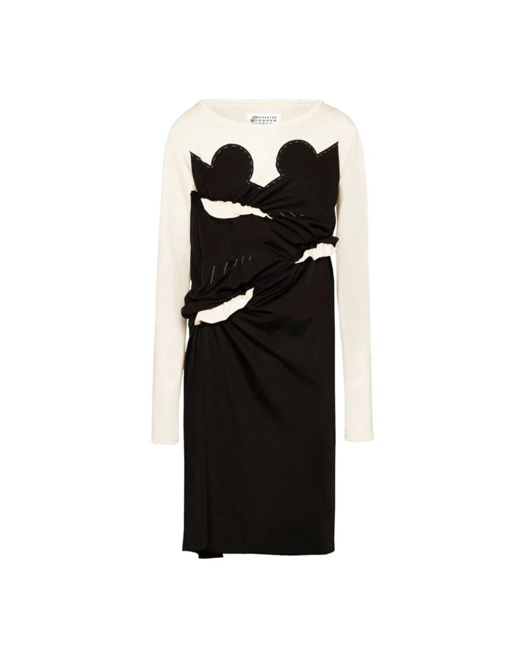 Maison Margiela Black Midi Dresses
