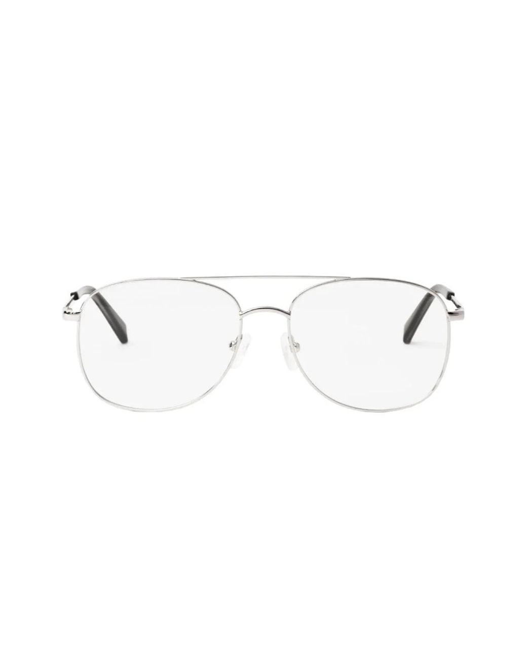Messyweekend Accessoires ,Grijs ,Duke Clear Glasses in het White
