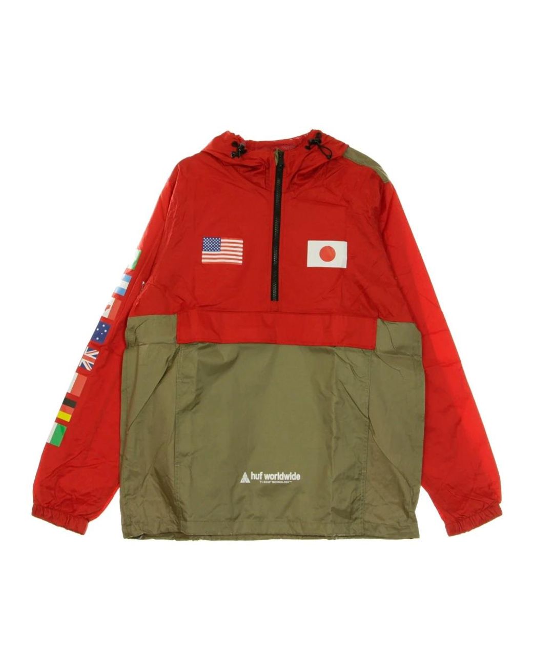 Huf Red Light Jackets for men
