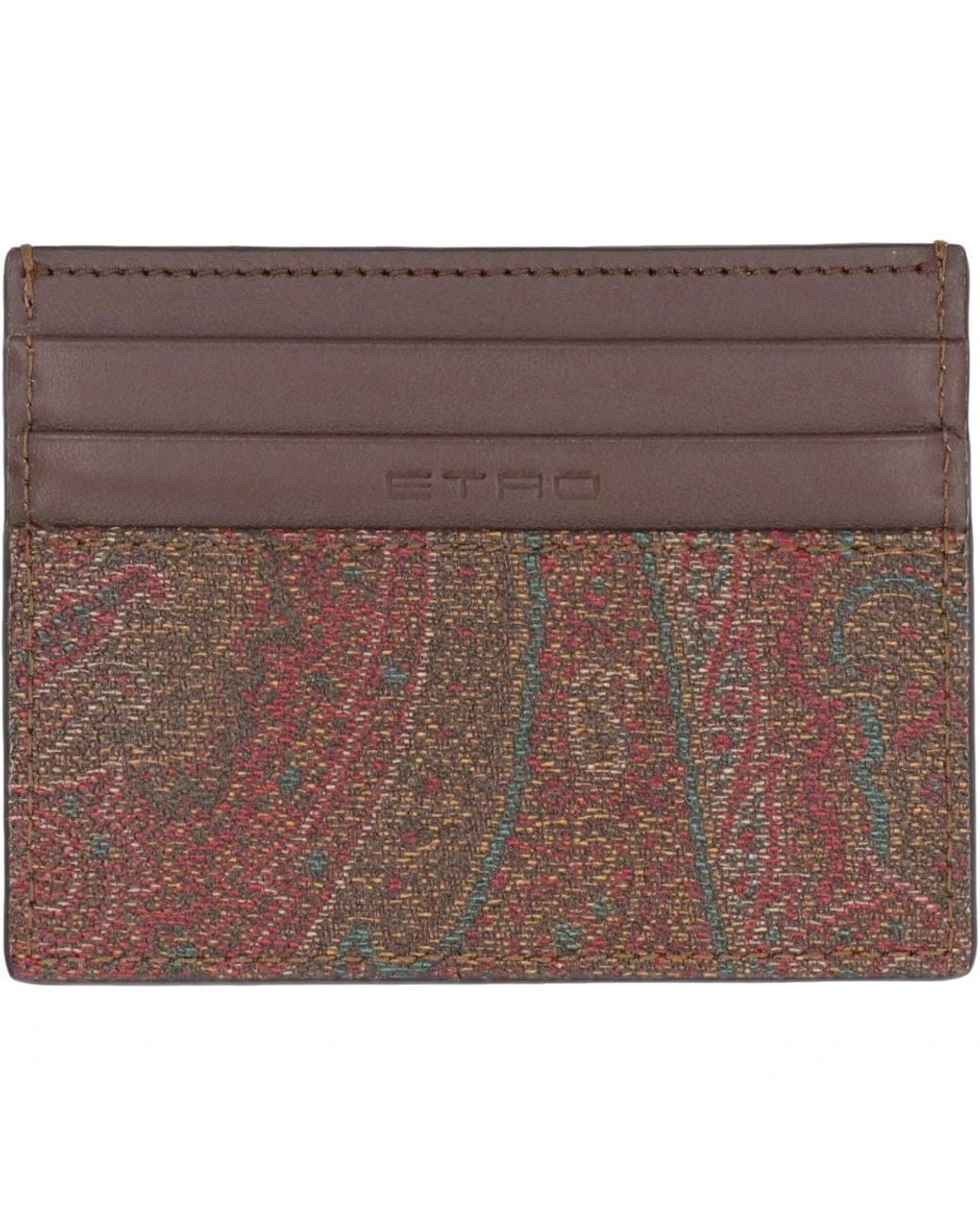 Etro Brown Wallets & Cardholders