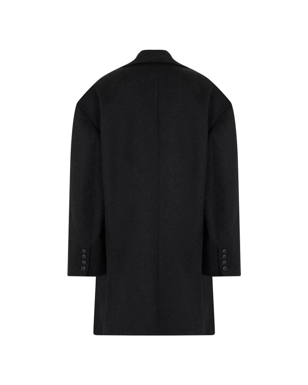 The Mannei Black Double-Breasted Coats