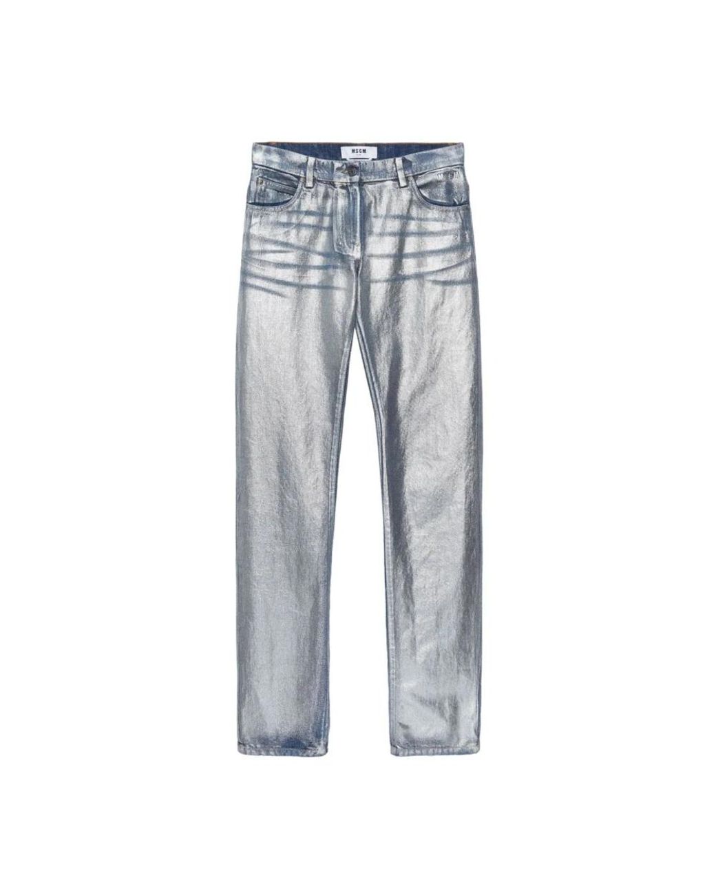 MSGM Blue Straight Fit Jeans
