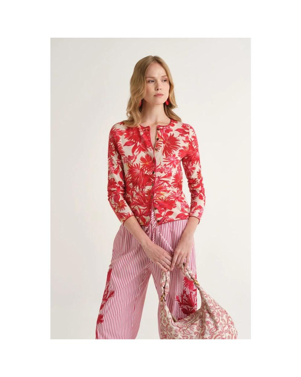 Maliparmi Red Cardigans