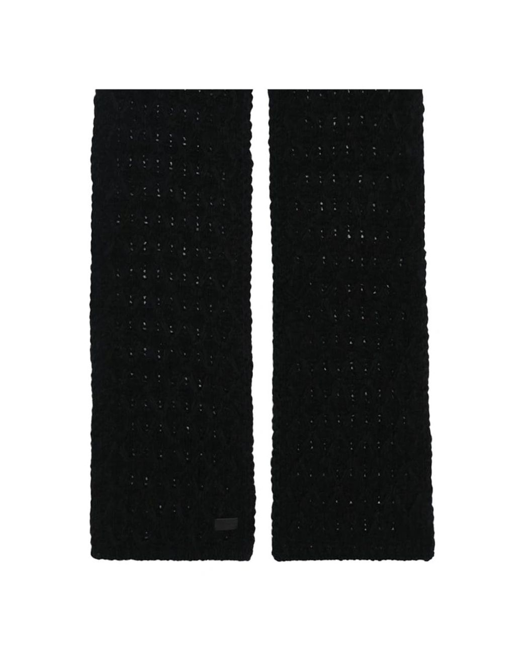 Saint Laurent Black Winter Scarves for men