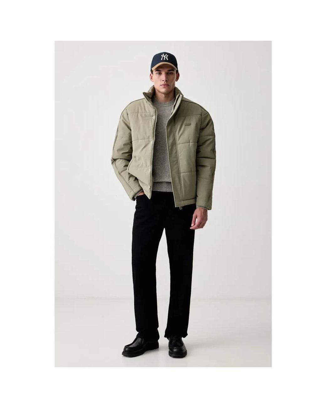 Winter Jackets Guess de hombre de color Green