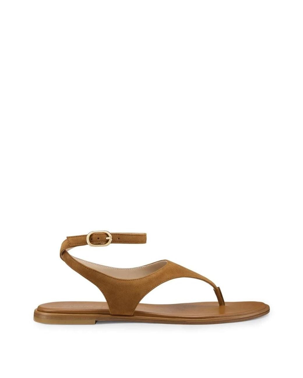 Flat Sandals di Stuart Weitzman in Brown
