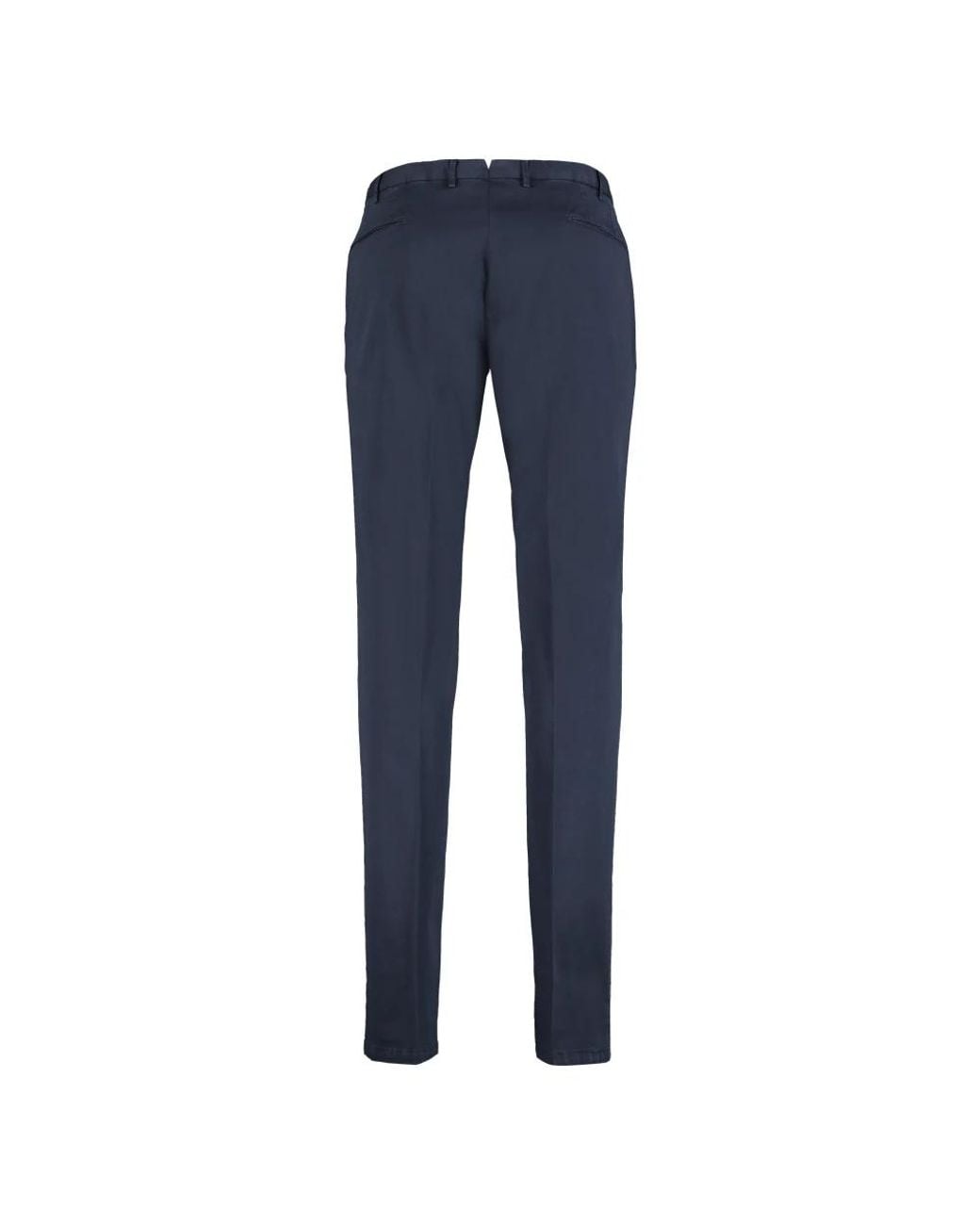 THE (Alphabet) Blue Slim-Fit Trousers for men