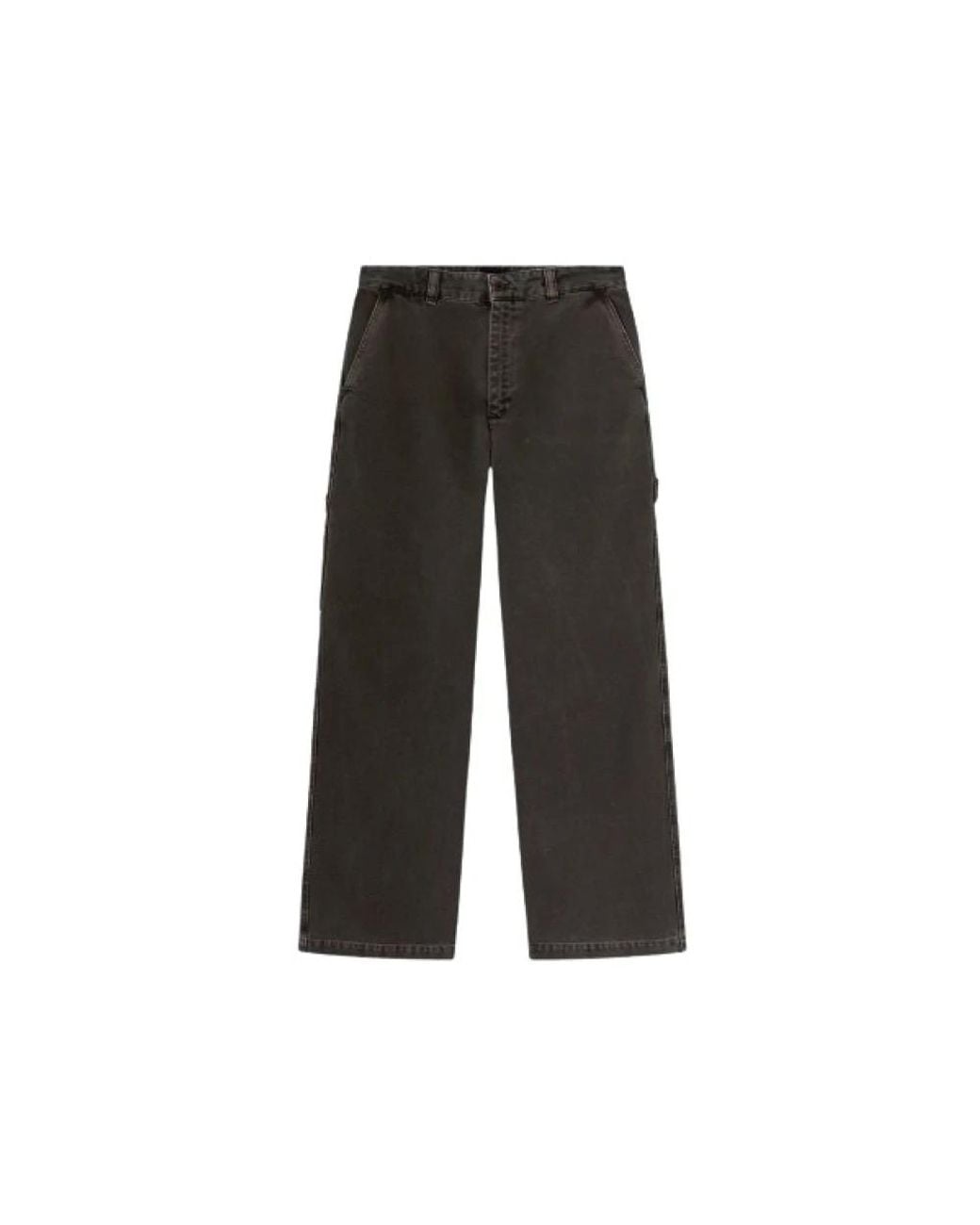 A.P.C. Black Straight Trousers for men