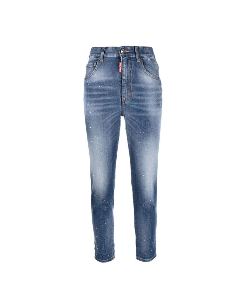 DSquared² Blue Cropped Jeans