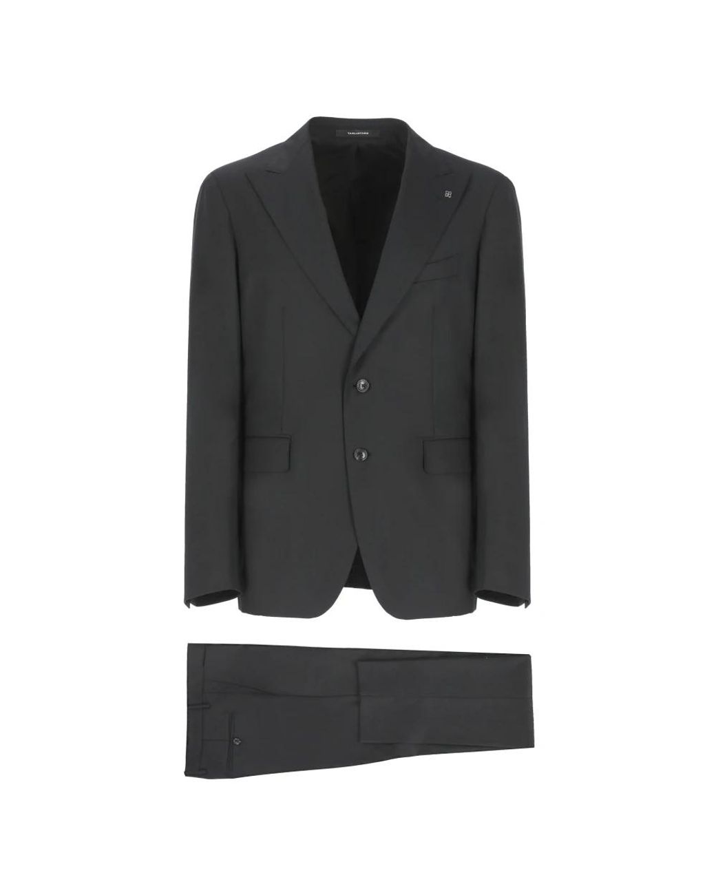 Tagliatore Single Breasted Suits in het Black voor heren