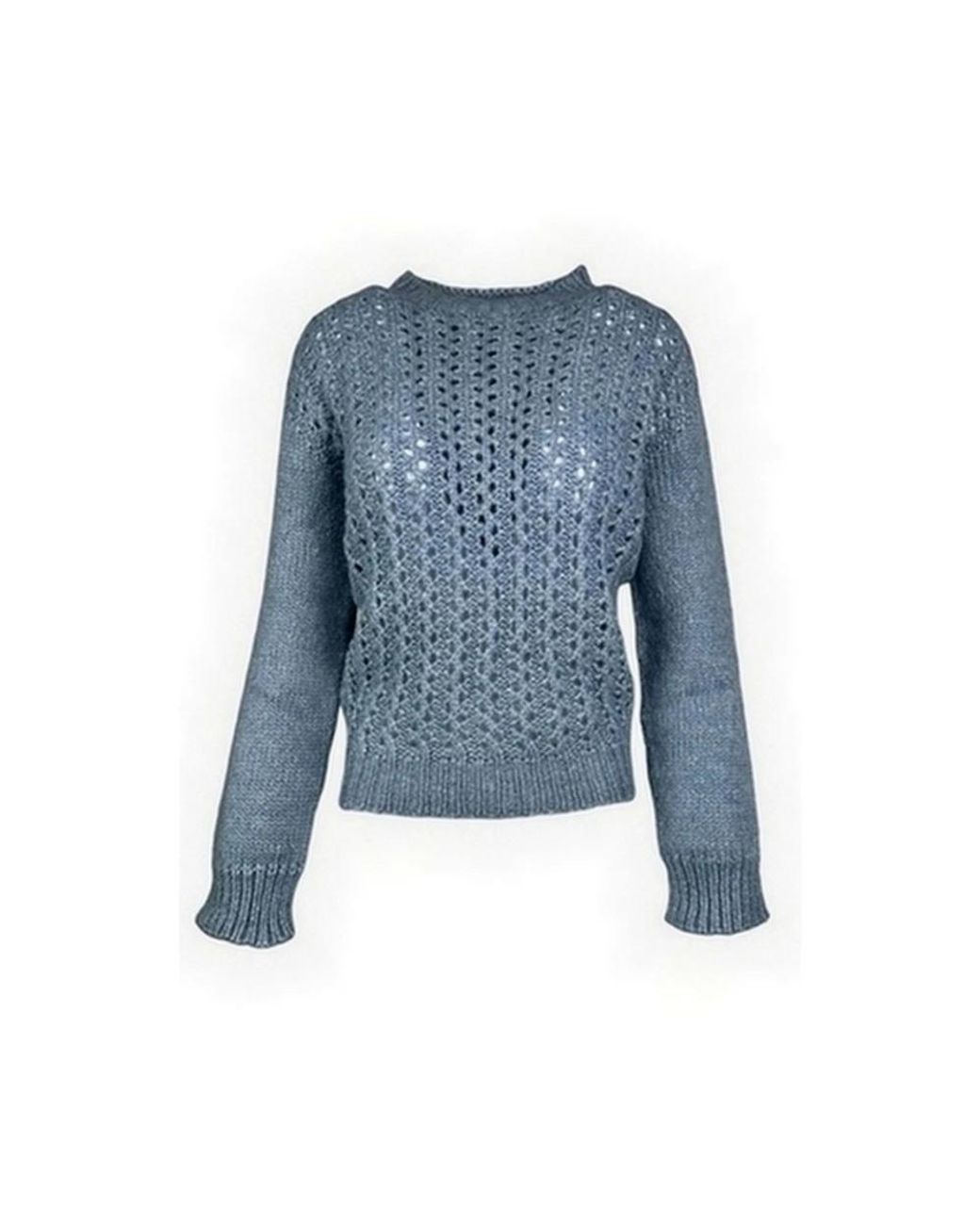 Dondup Blue Round-Neck Knitwear