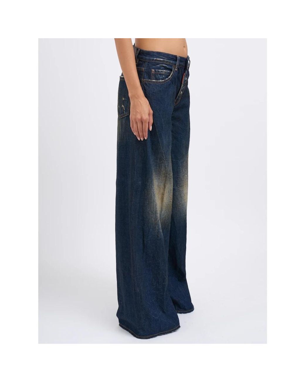 DSquared² Blue Wide Jeans