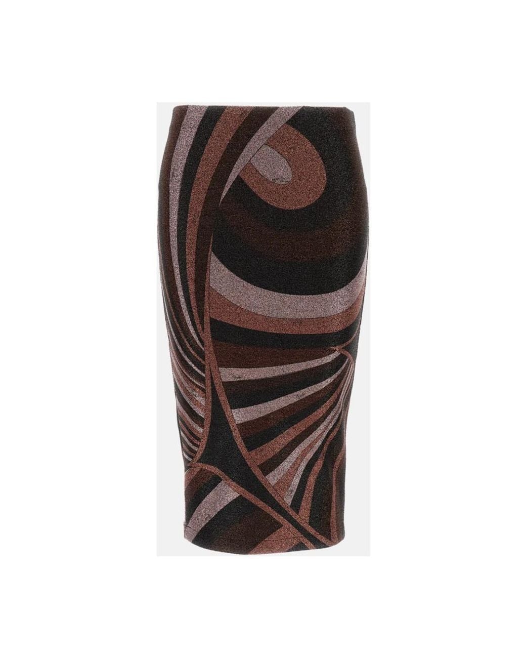 Emilio Pucci Brown Pencil Skirts