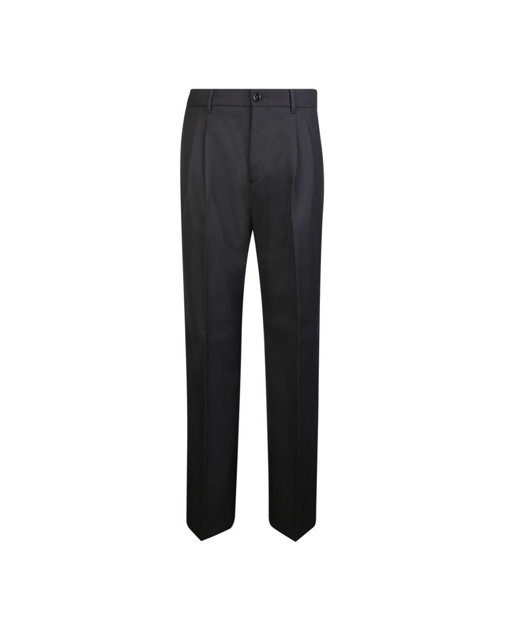 Burberry Black Straight Trousers for men