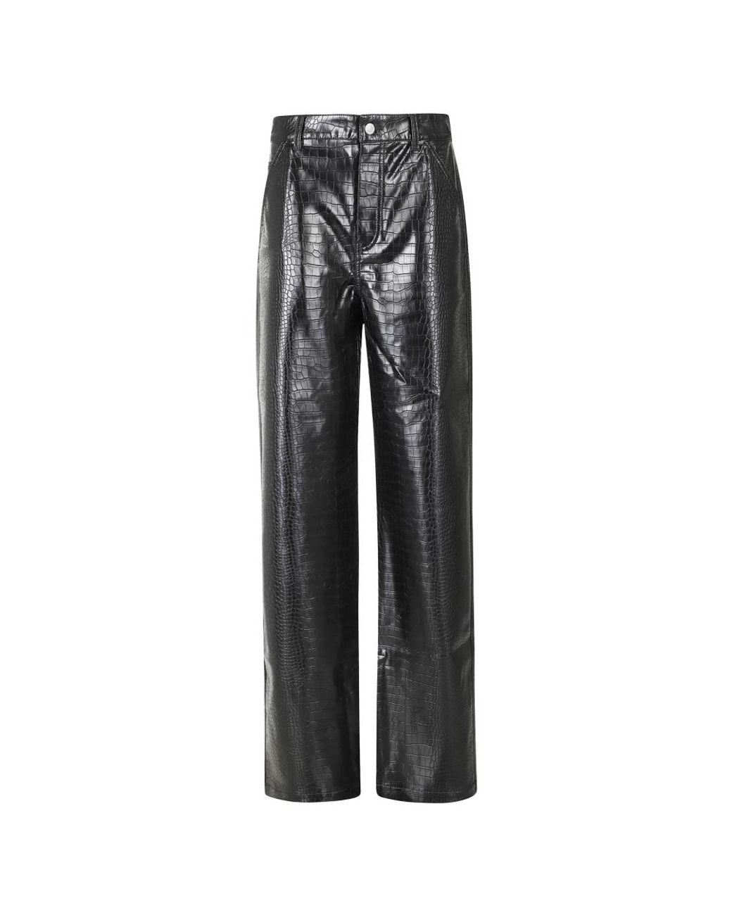 Leather Trousers Des Phemmes de color Gray