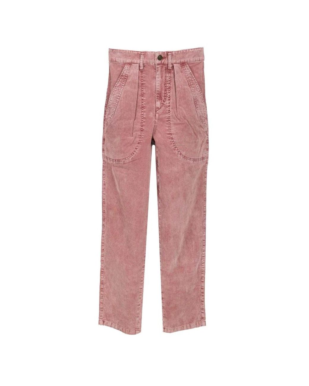 Isabel Marant Pink Straight Trousers
