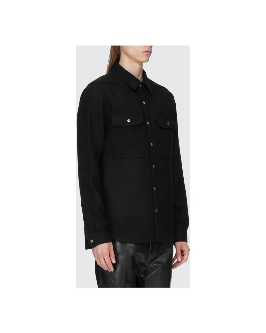 Rick Owens Black Casual Shirts for men