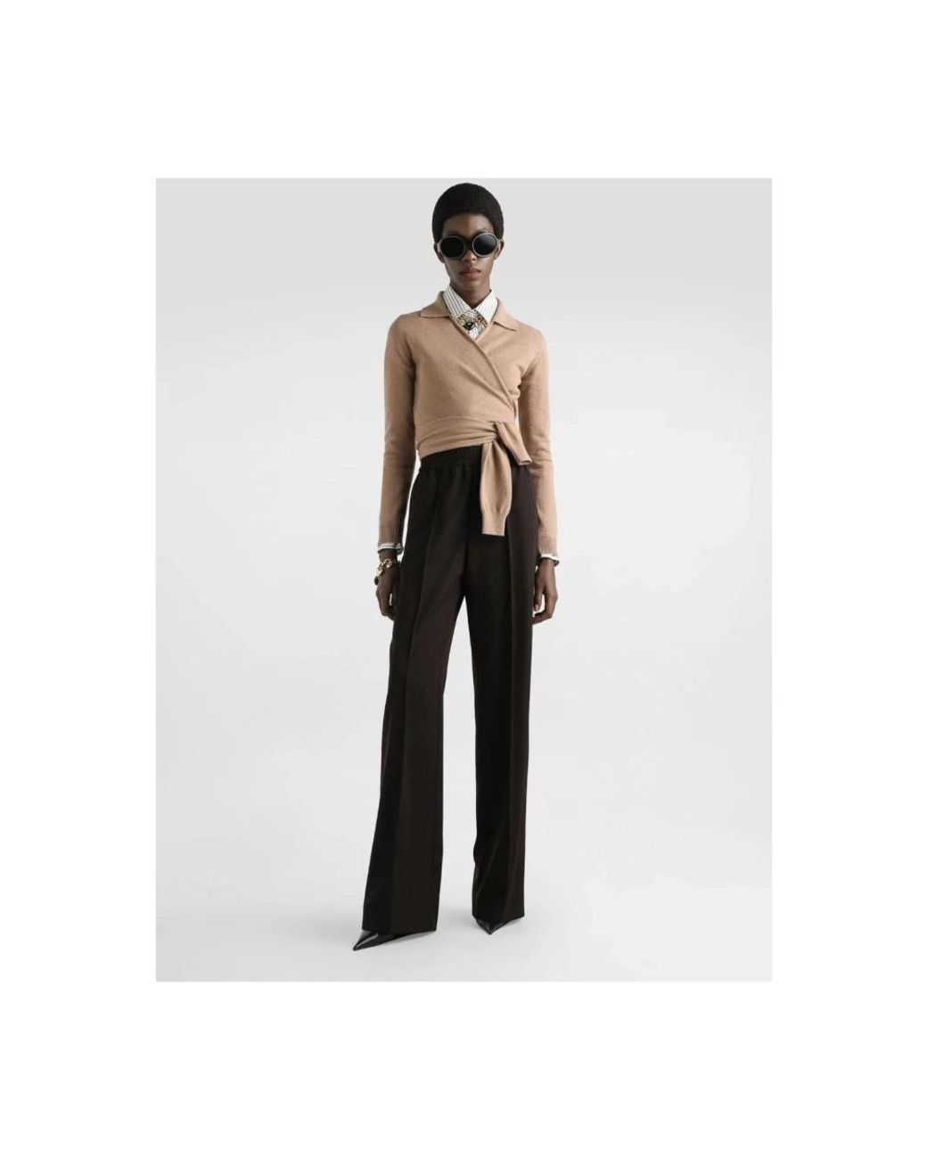 Dolce & Gabbana Natural Cashmere Knitwear