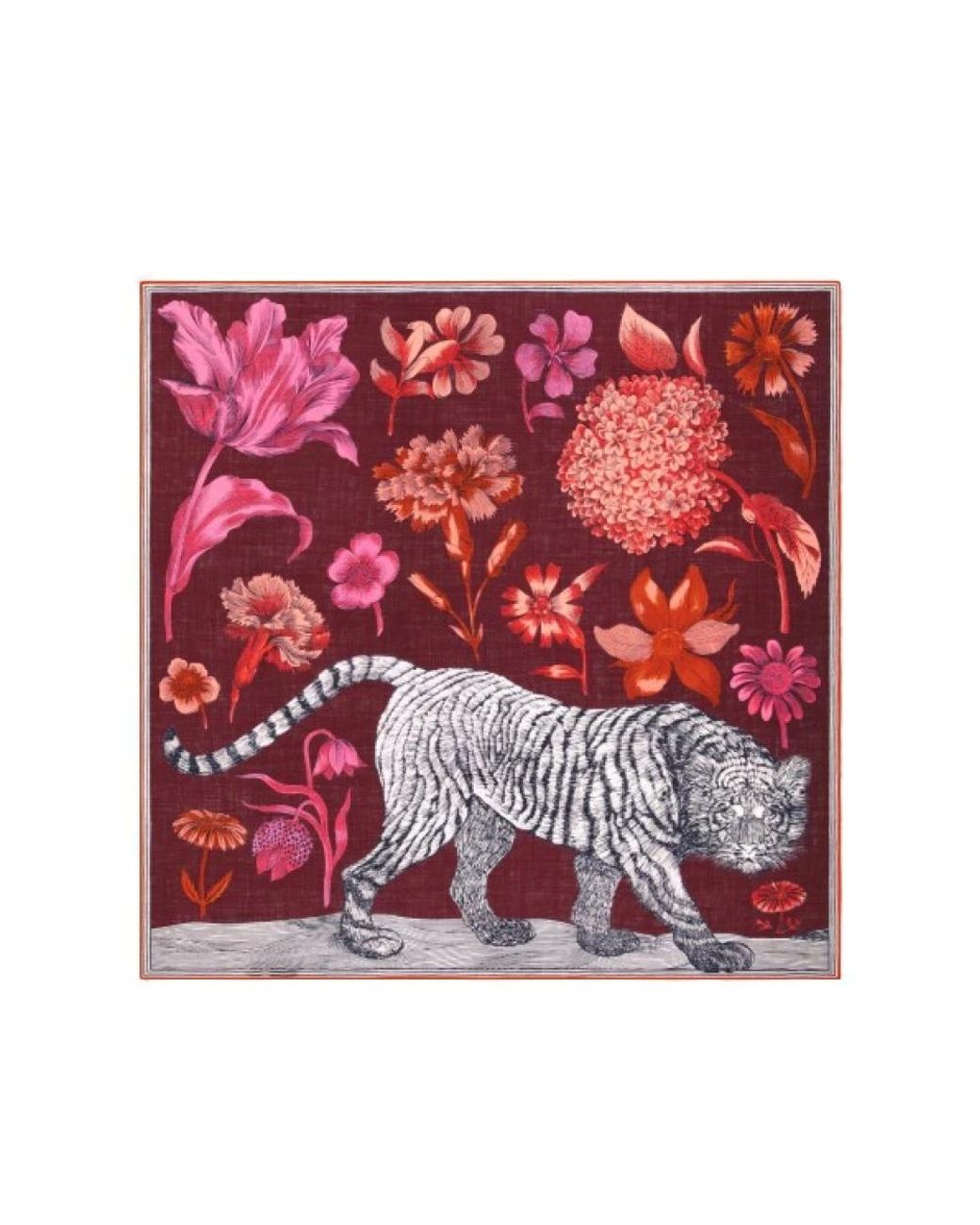 Inoui Edition Red Silk Scarves