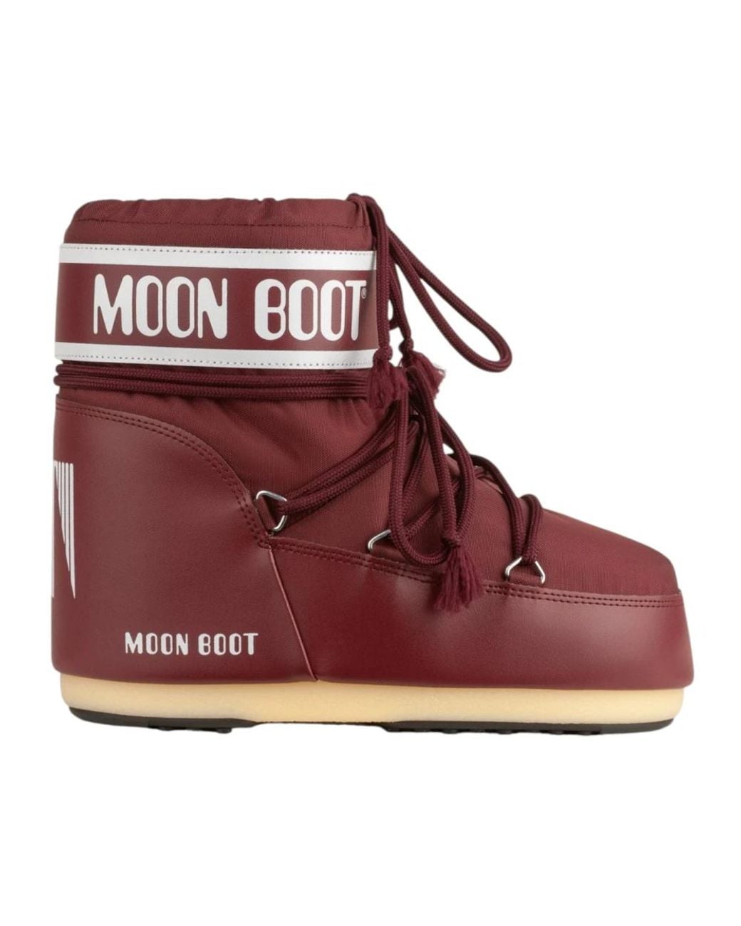 Moon Boot Icon Low Boot in het Red
