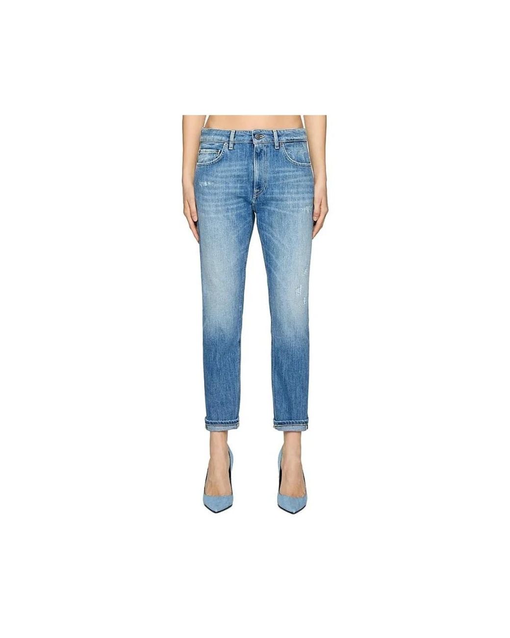 Cropped Jeans Dondup de color Blue