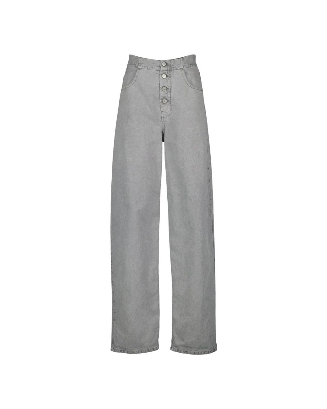 MM6 by Maison Margiela Gray Loose-Fit Jeans