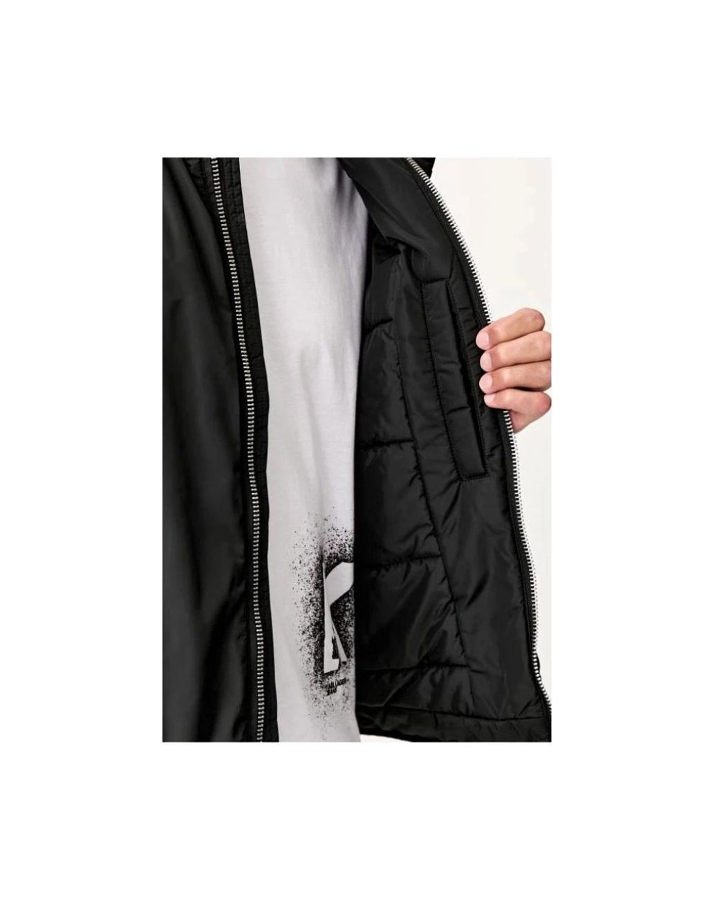 Karl Lagerfeld Black Light Jackets for men