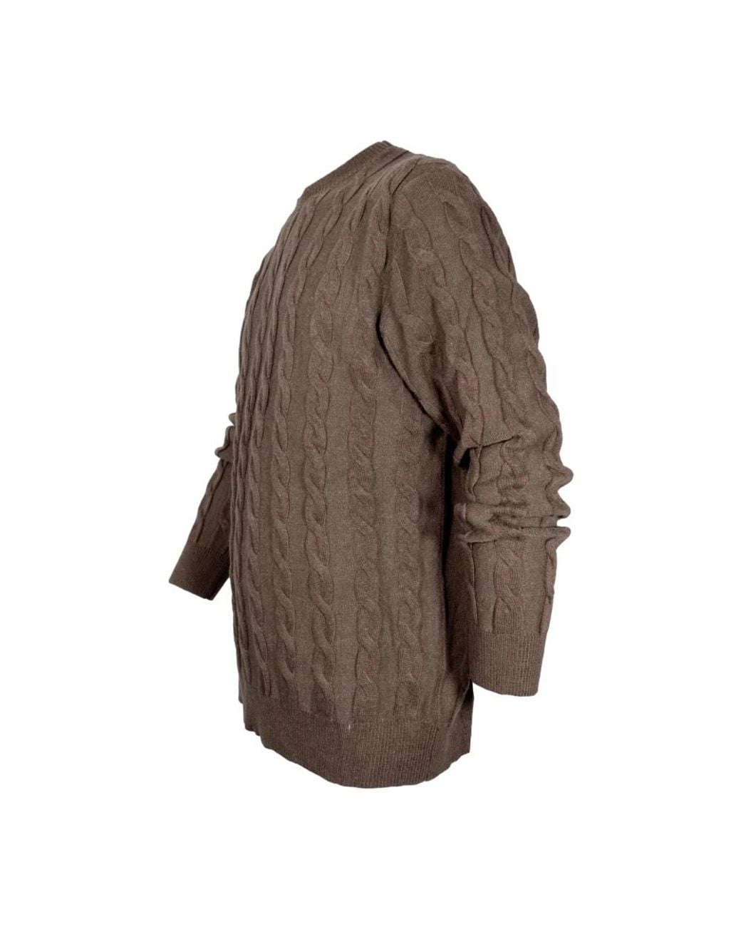 Cashmere Company Brown Round-Neck Knitwear for men