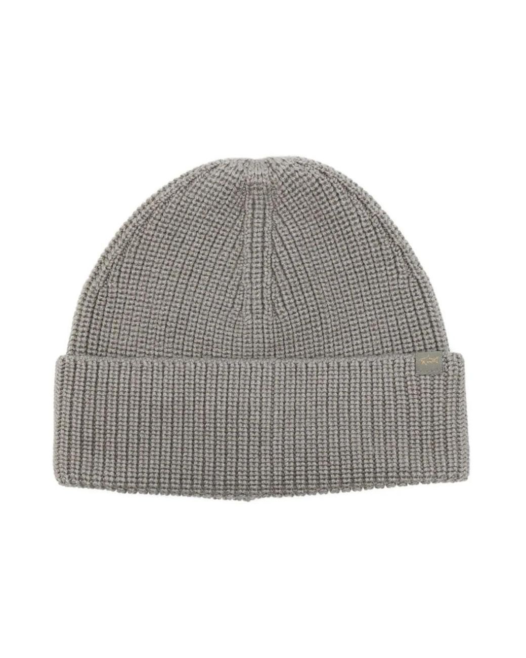Paul & Shark Accessoires ,Grijs ,Wol Wol Zijde Pet Stijlvol Hoofddeksel in het Gray voor heren