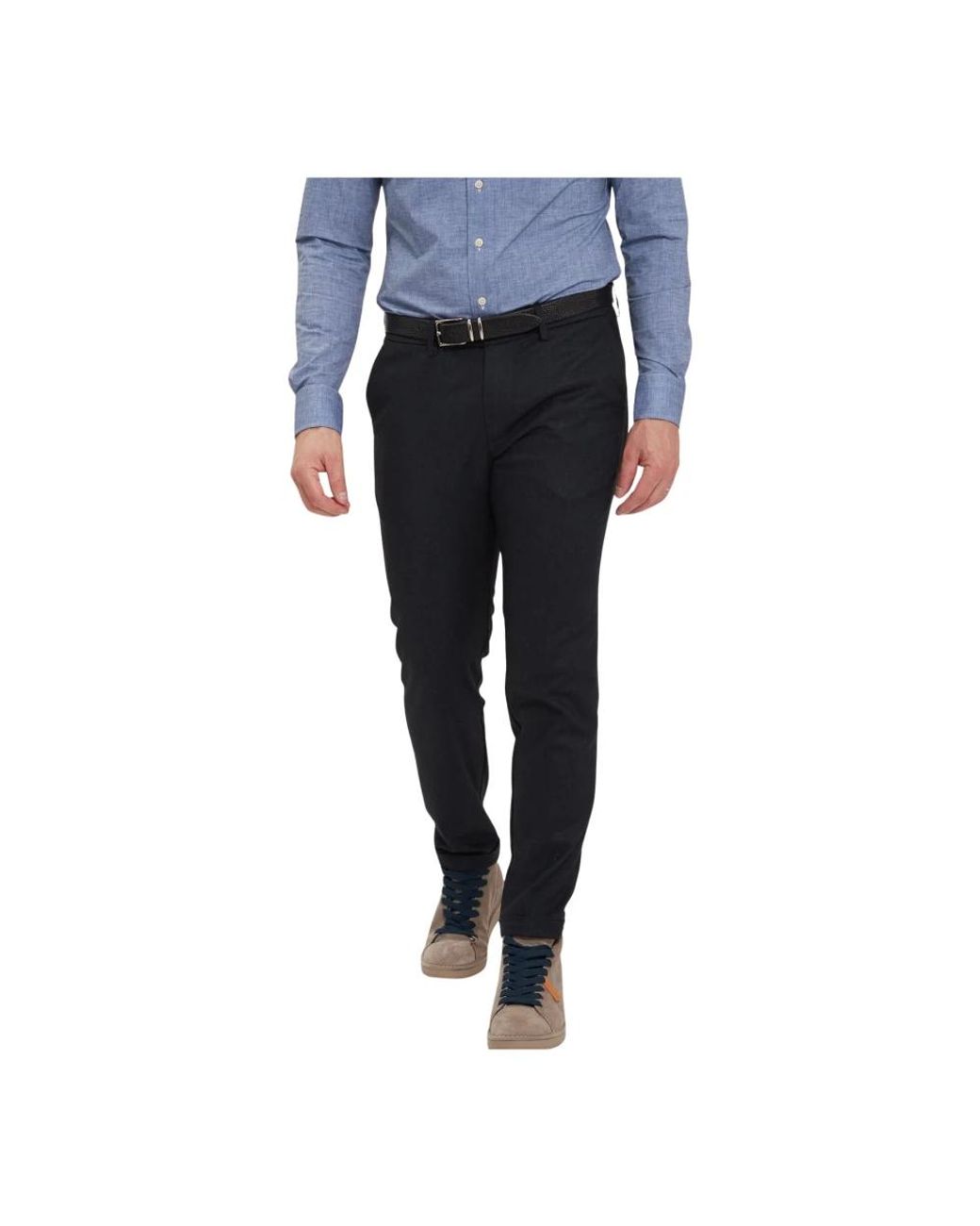 Re-hash Blue Slim-Fit Trousers for men