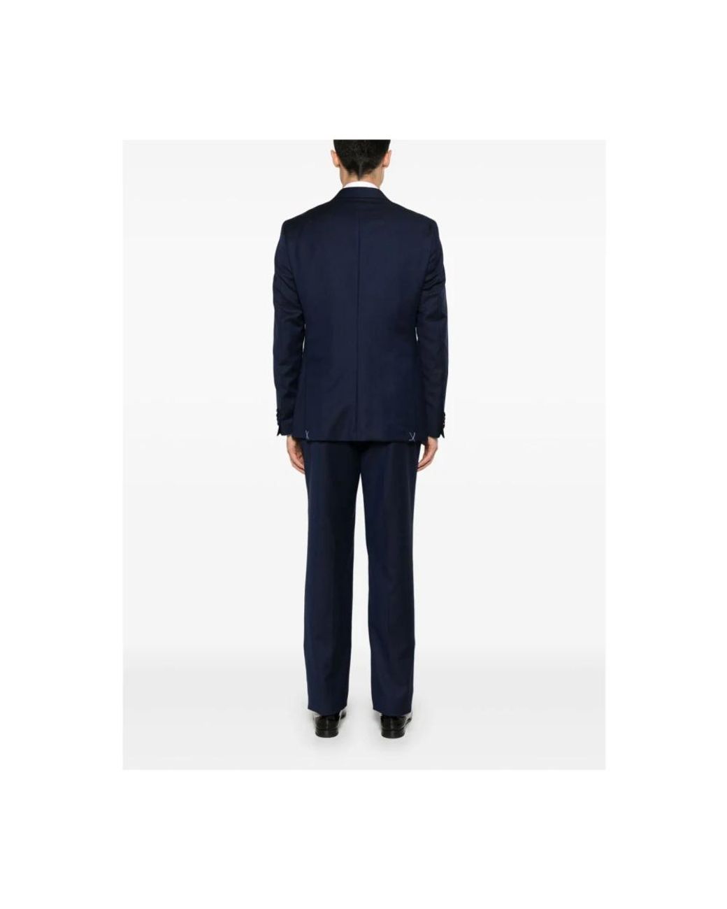 Corneliani Blue Single Breasted Suits for men