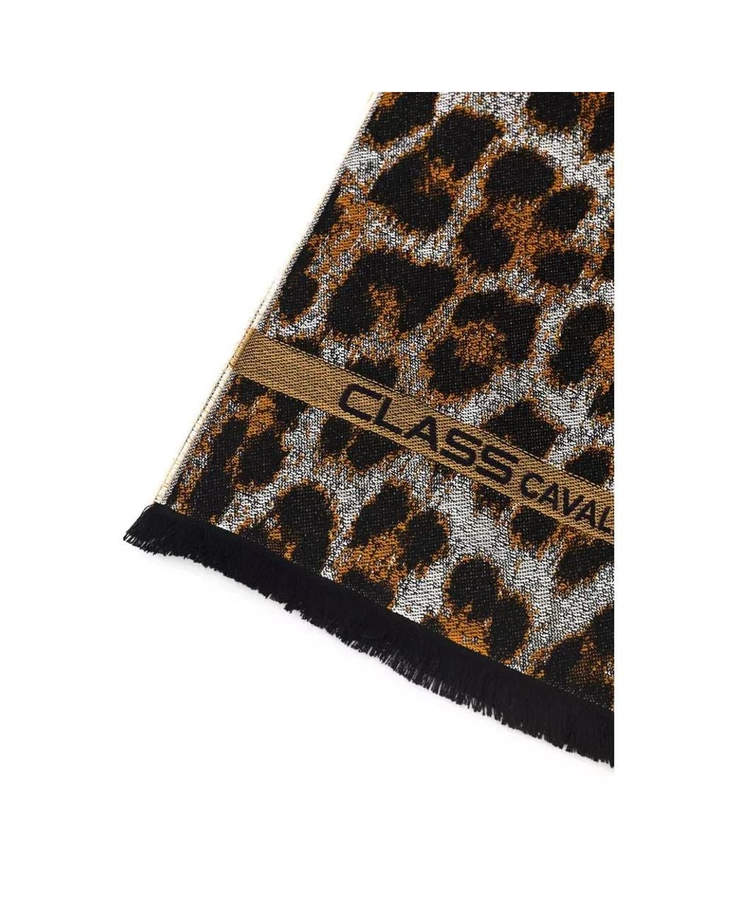 Roberto Cavalli Black Winter Scarves for men