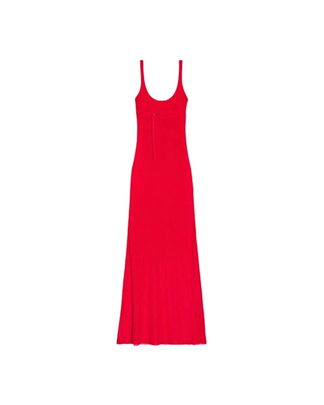 Jacquemus Red Knitted Dresses