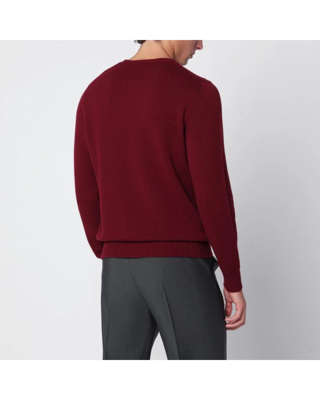 Drumohr Red Round-Neck Knitwear for men