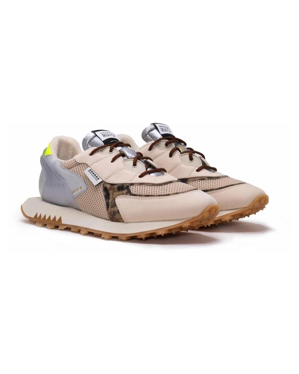 RUN OF Pink Sneakers for men