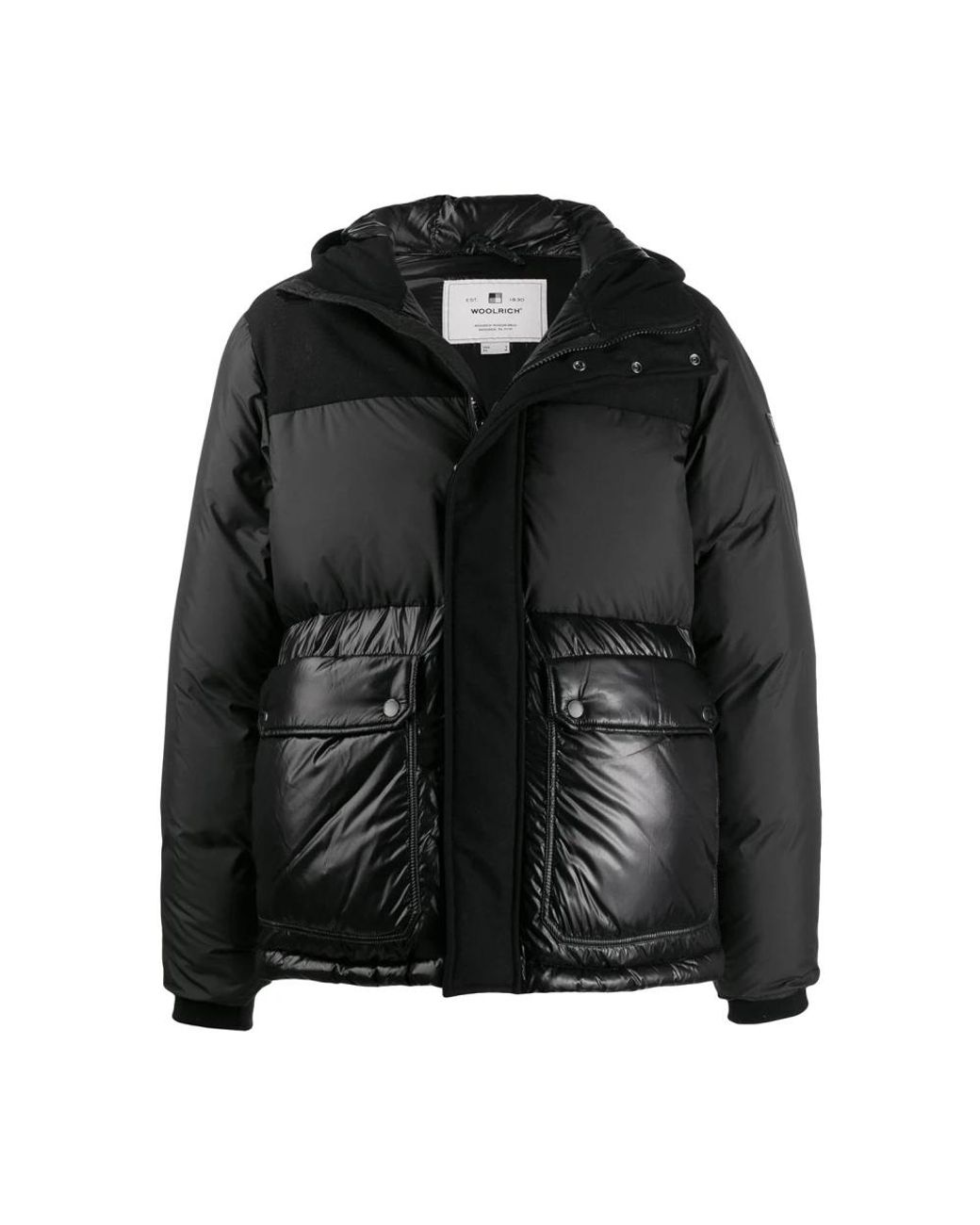 Woolrich Black Down Jackets for men