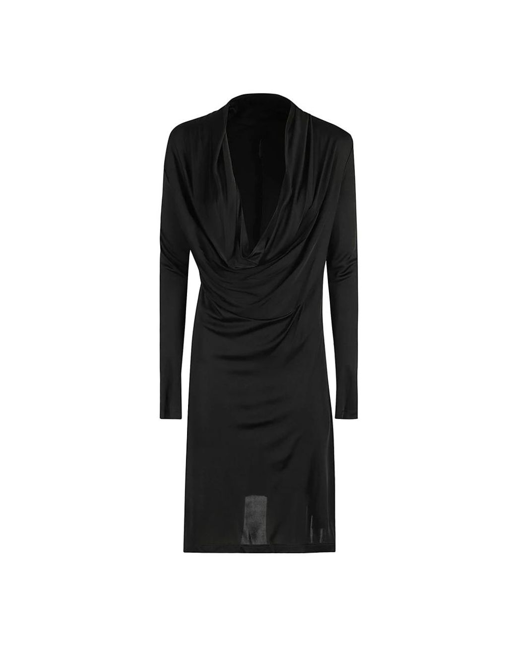 Helmut Lang Black Midi Dresses