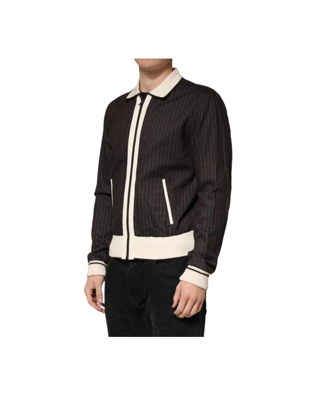 Dolce & Gabbana Black Light Jackets for men