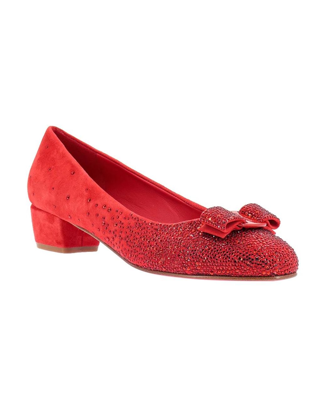 Ferragamo Red Pumps