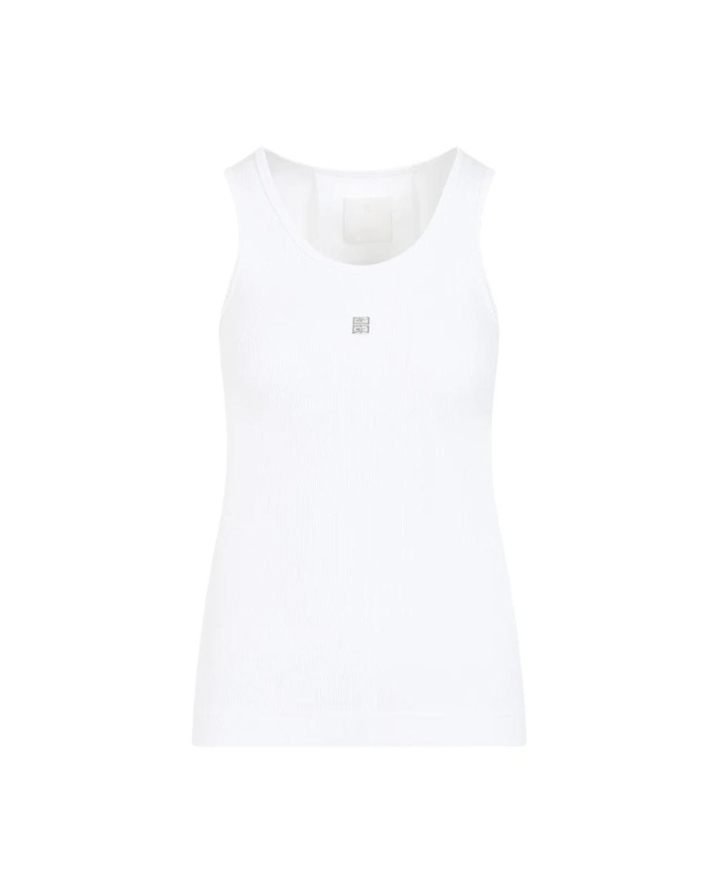 Givenchy White Sleeveless Tops