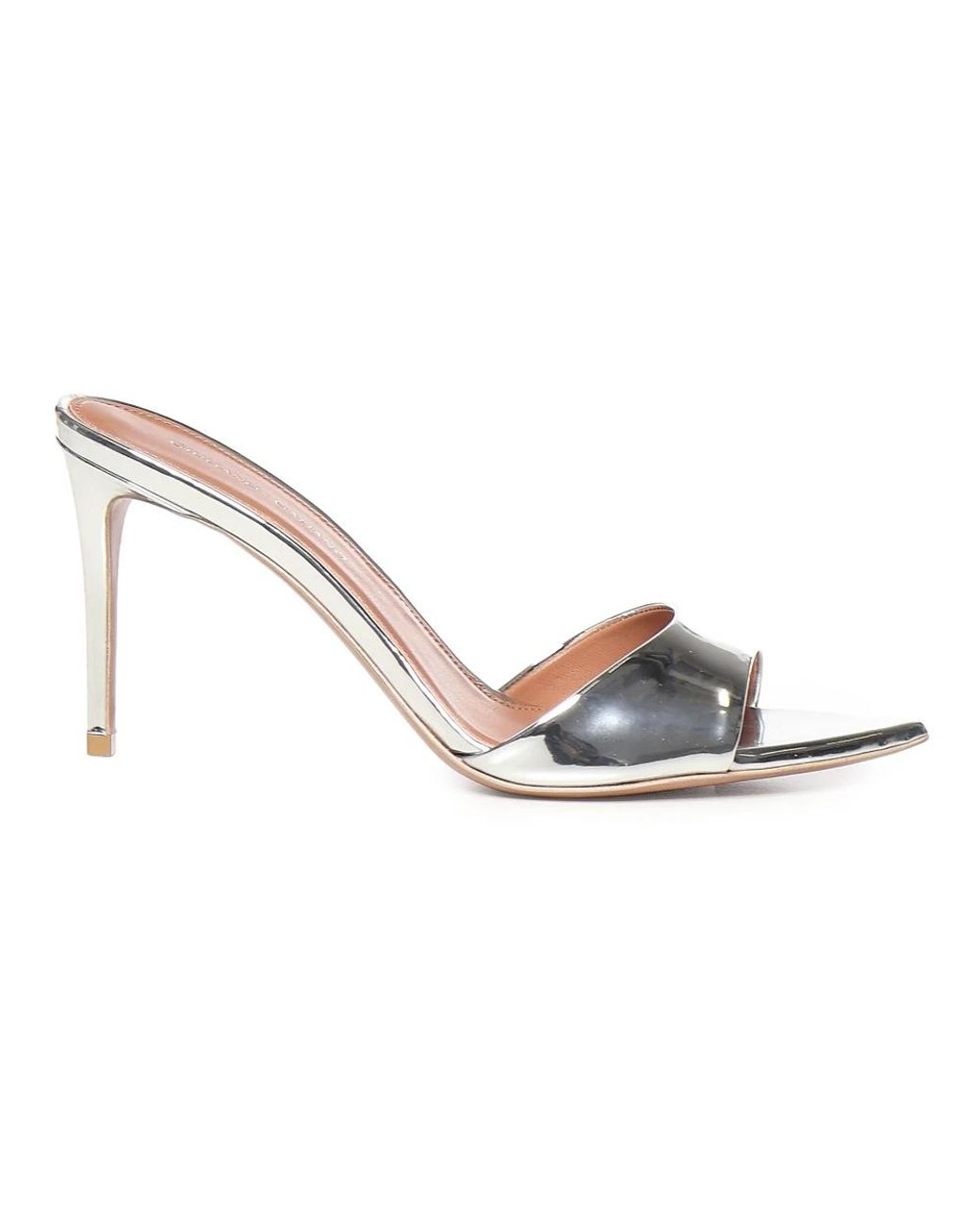 Giuliano Galiano White Heeled Mules