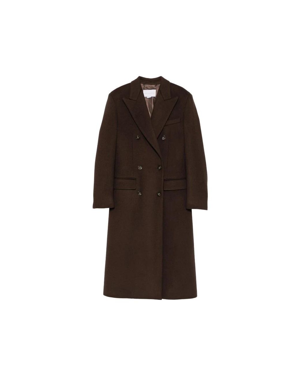 Stella McCartney Double-Breasted Jas Met Schoudervulling in het Brown