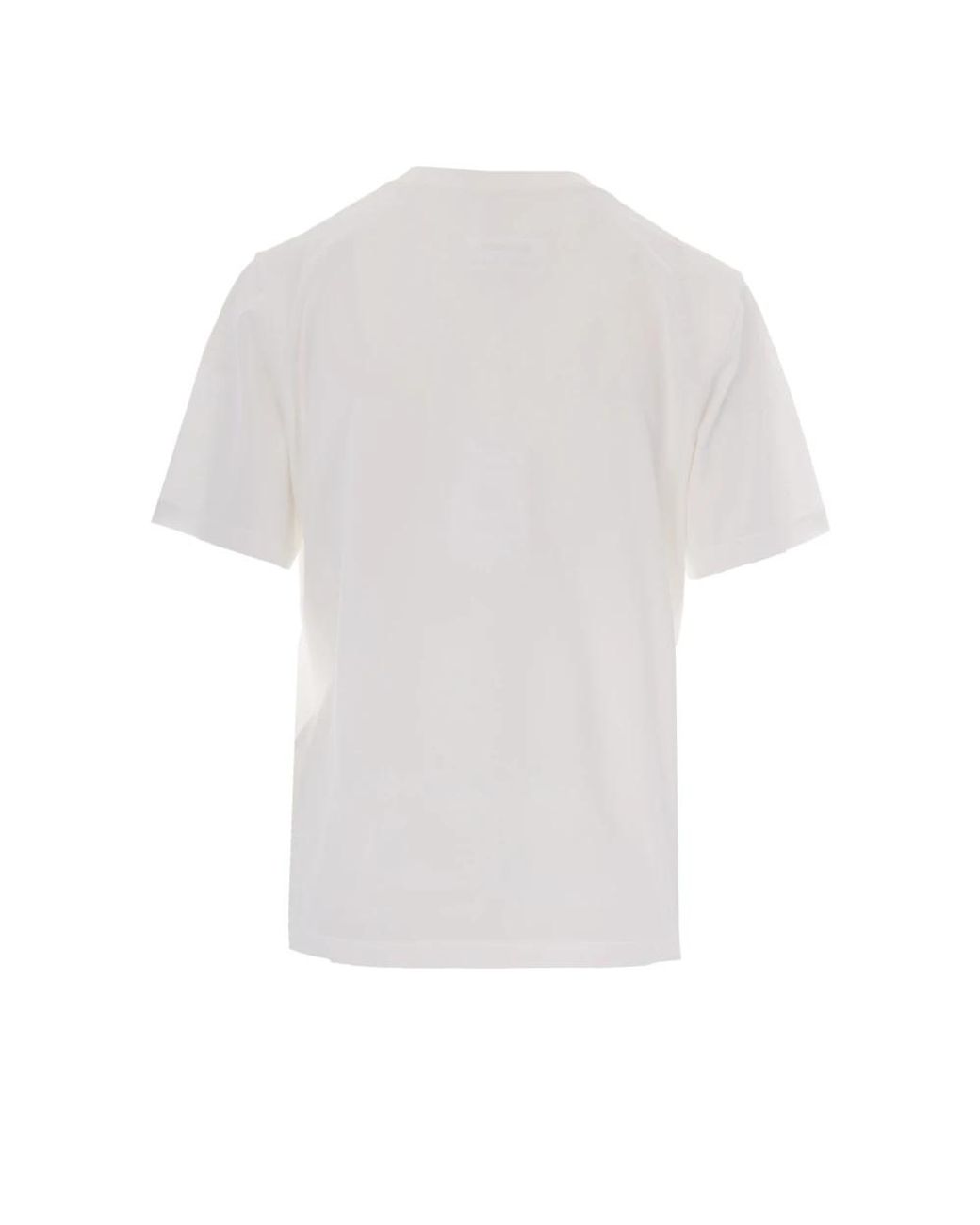 MM6 by Maison Margiela White T-Shirts