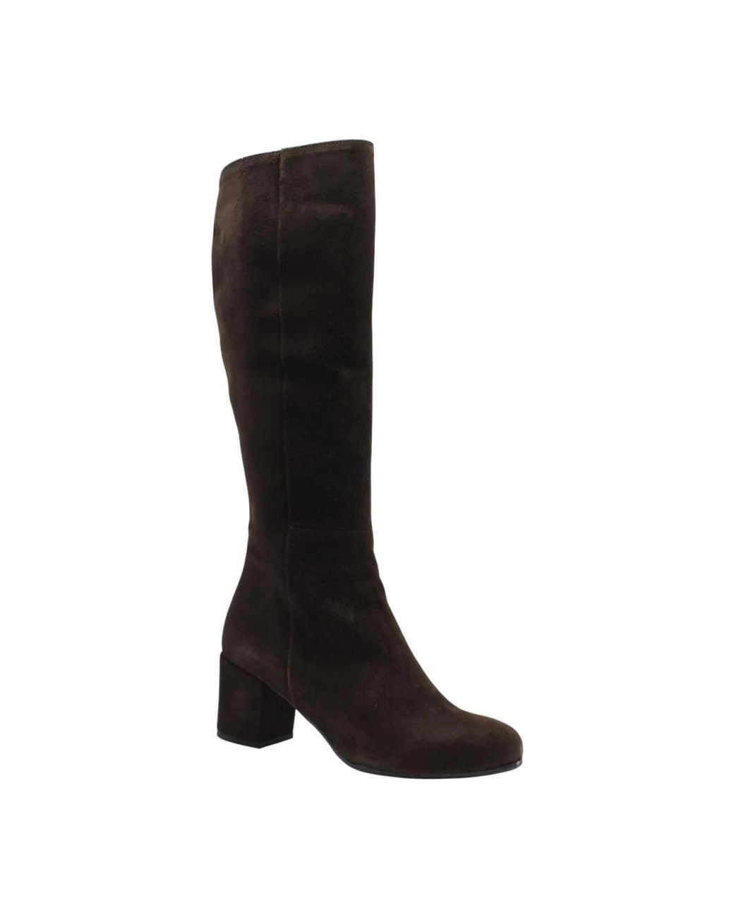 DONNA LEI Black Heeled Boots