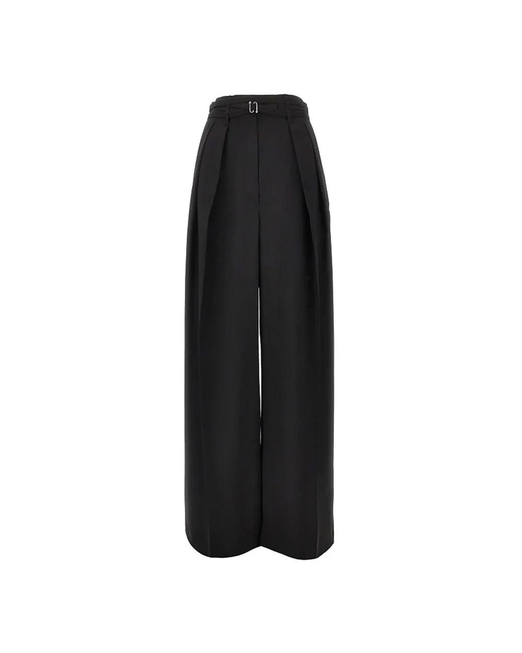 Sportmax Black Wide Trousers