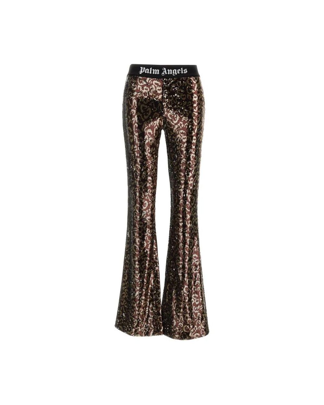 Palm Angels Brown Wide Trousers