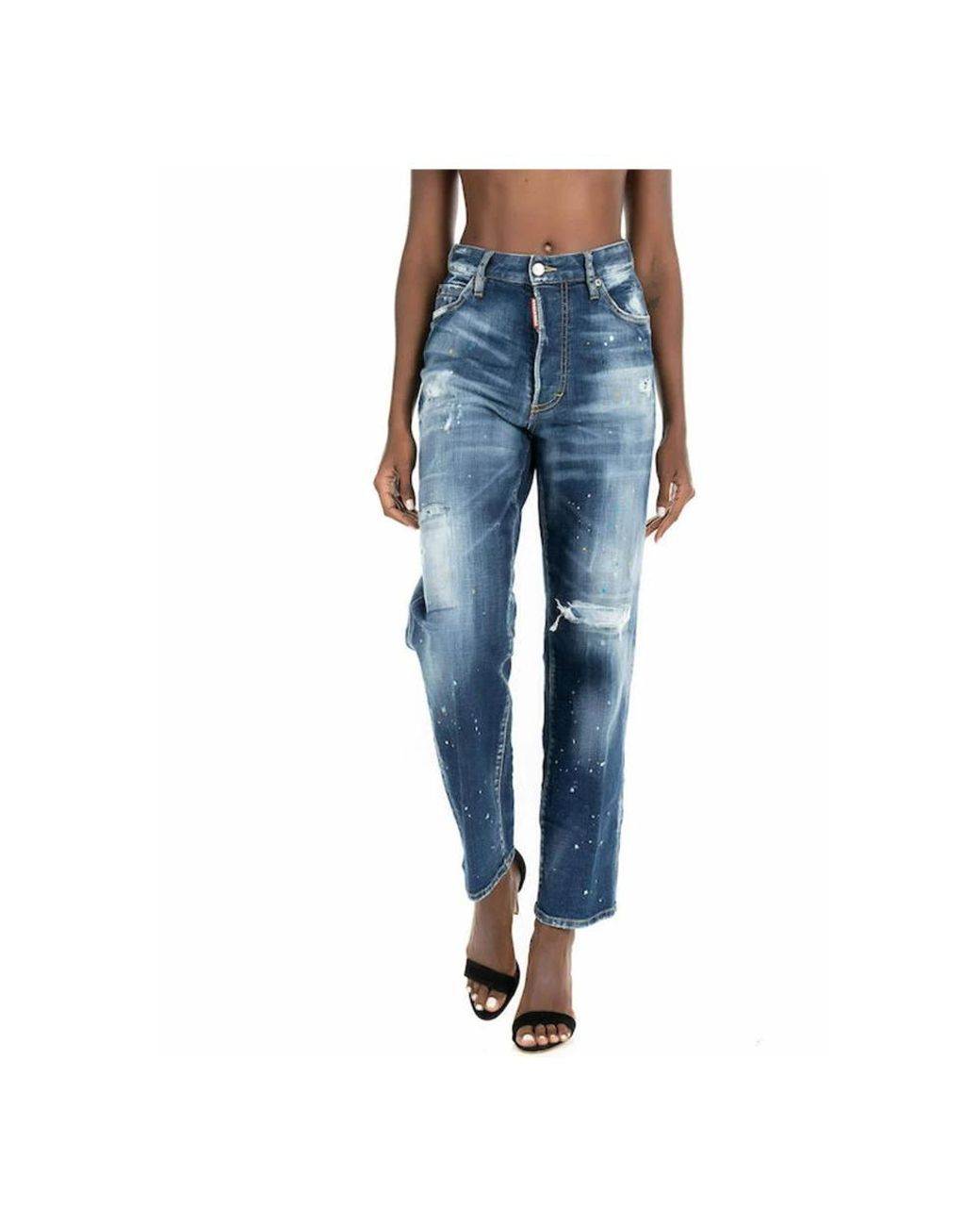 DSquared² Blue Straight Fit Jeans