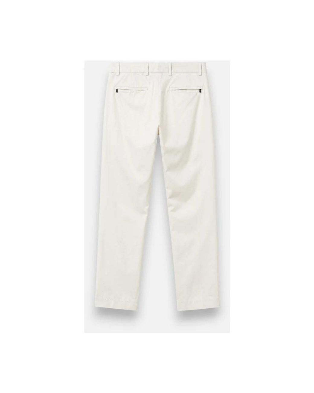 PT Torino White Wide Trousers for men